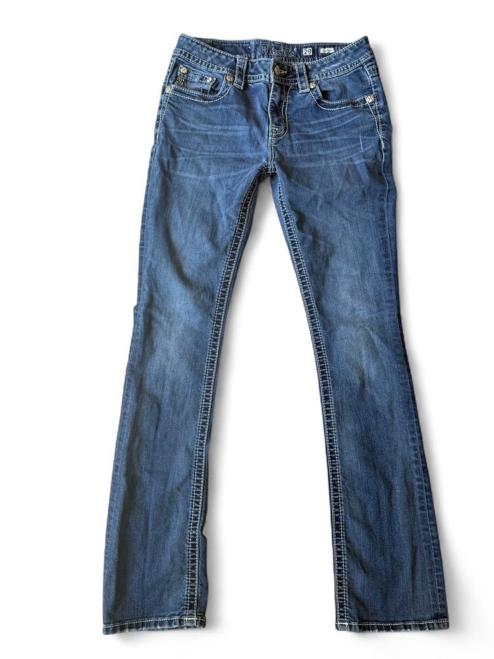 Miss Me low rise embellished bootcut jeans - Picture 4 of 8